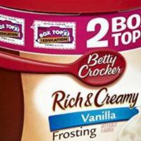 Betty Crocker, Rich & Creamy Frosting, Vanilla,  Tub - Pack Of 3 · 16Oz