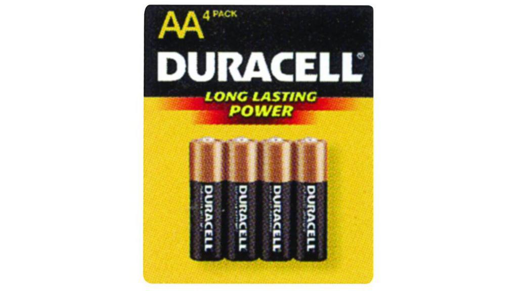 Duracell Mn1500B4Z Copper Top Aa Alkaline Battery Pack Of 4 · 