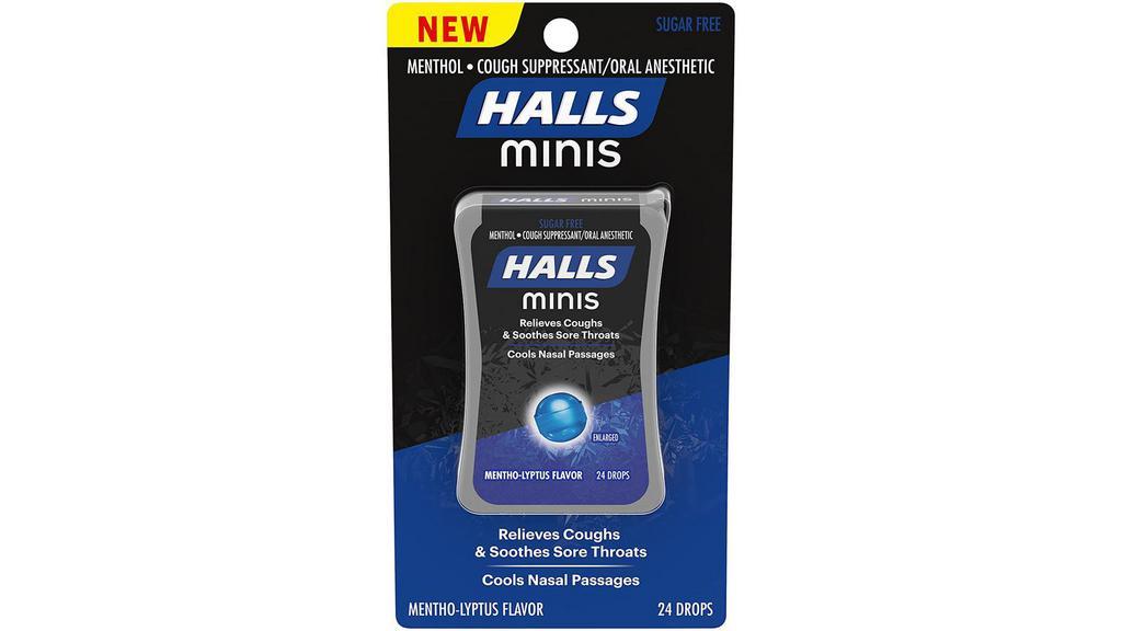 Halls Mini Mentholyptus · 24PC HALLS MINIS SF MENTHLYP