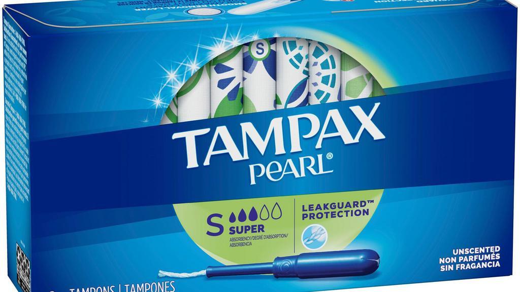 Tampax Pearl Tampons Super Absorbency 8 Count · 