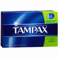 Tampax Super Tampons With Flushable Cardboard Applicator · 10 Ct