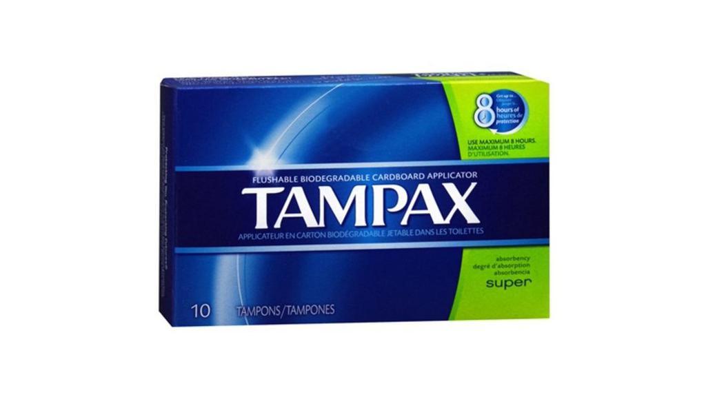 Tampax Super Tampons With Flushable Cardboard Applicator · 10 Ct