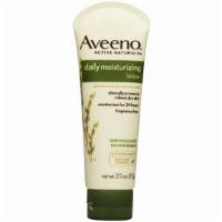Unscented Aveeno Daily Moisturizing Lotion To Relieve Dry Skin - 2.5 Fl Oz · AVEENO Daily Moisturizing Body Lotion helps improve the health of your dry skin in one day. ...