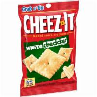 Cheez-It Baked Snack Cheese Crackers, White Cheddar · 3 Oz