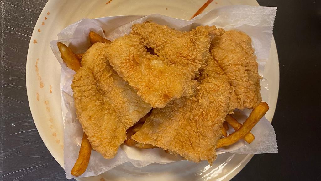 Fried Catfish Basket (4) · 