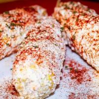 Mexican Corn On The Cobb · Includes mayo - cheese-cayenne pepper Butter