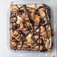 Chocolate Peanut Butter Cake  · Chocolate Cake with Chocolate and Peanut Butter Frosting. Topped with Reese's Cup and Chocol...