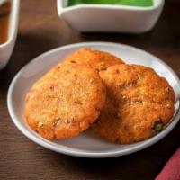 Aloo Tikki · Vegan. Gluten free peas and potato patties. 3 pieces