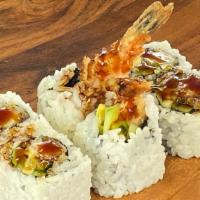 Shrimp Tempura Roll · Deep fried shrimp, avocado, cucumber, eel sauce.