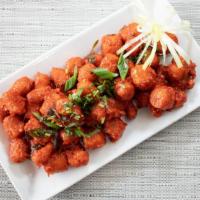 Baby Corn 65 · New. fried baby corn marinated with south indian spices.