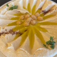 A1 Hummus 5 Oz · Vegetarian. Boiled and pureed chickpeas with garlic, tahini, and lemon juice, drizzled with ...