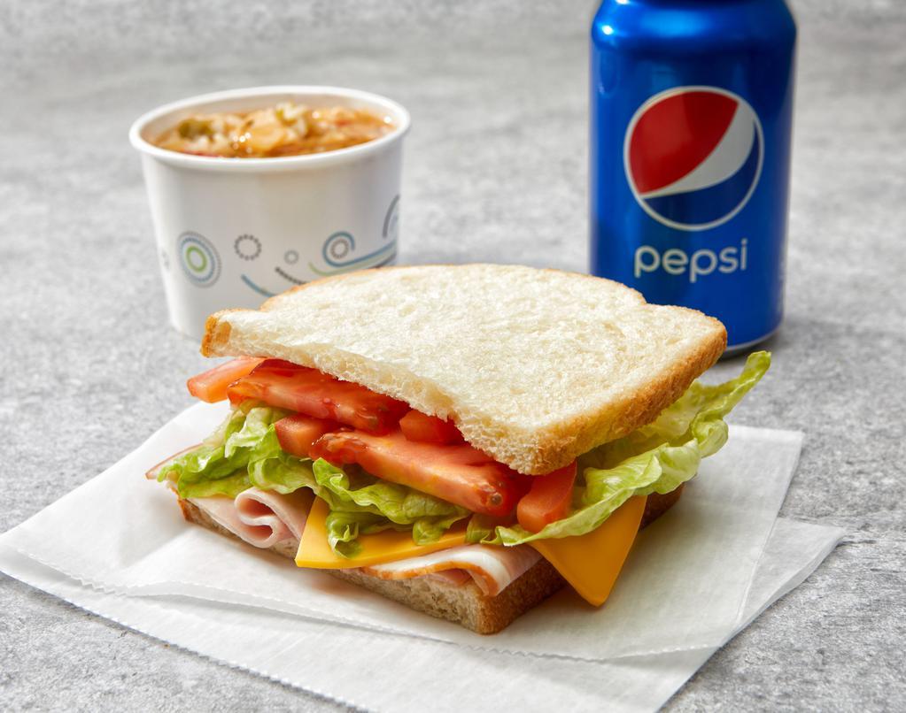 Make It A Combo #1 · Make any sandwich a combo by adding a cup of the soup of the day and a 12oz beverage of your choice