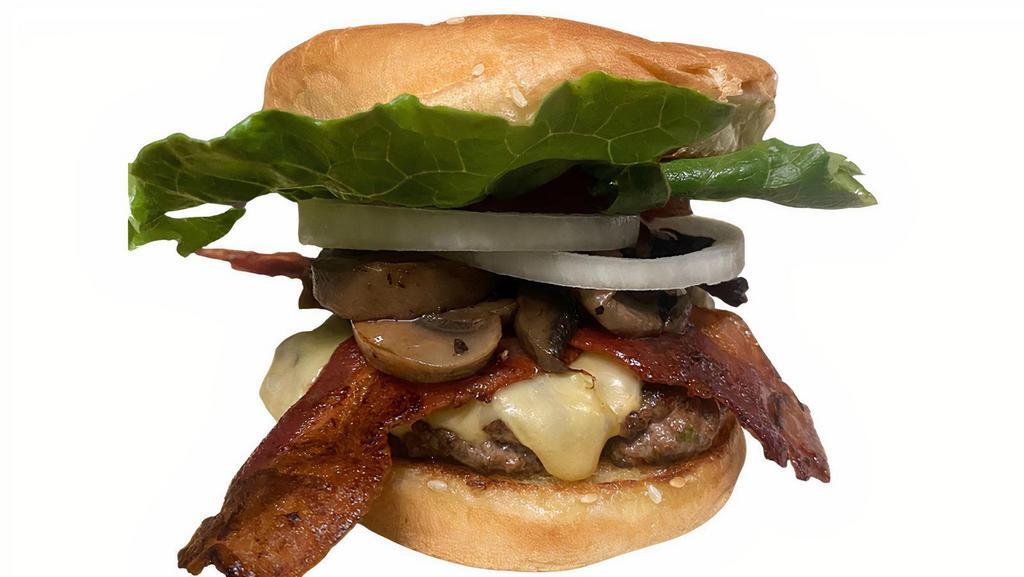 Bacon Cheeseburger · 6oz cheese burger with bacon and your choice of toppings.