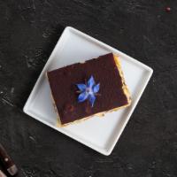 Tiramisu Pleasure · Italian dessert made with espresso layered over mascarpone cheese, ladyfinger cookies & cream