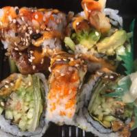 Spider Roll  · Soft shell crab.