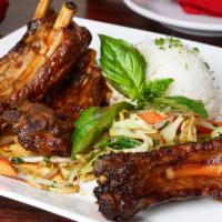 Pork Ribs Adobo · Filipino dish that can not be missed. Soy sauce and vinegar based marinade on a mouth meltin...