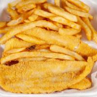 Catfish Small · 2 PC of Catfish + French Fries + Coleslaw + Bread