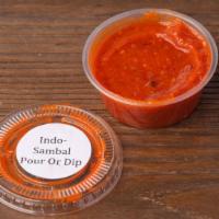 Indo-Sambol · It’s our Indonesian Chili inspired version of the classic Buffalo Wings sauce.