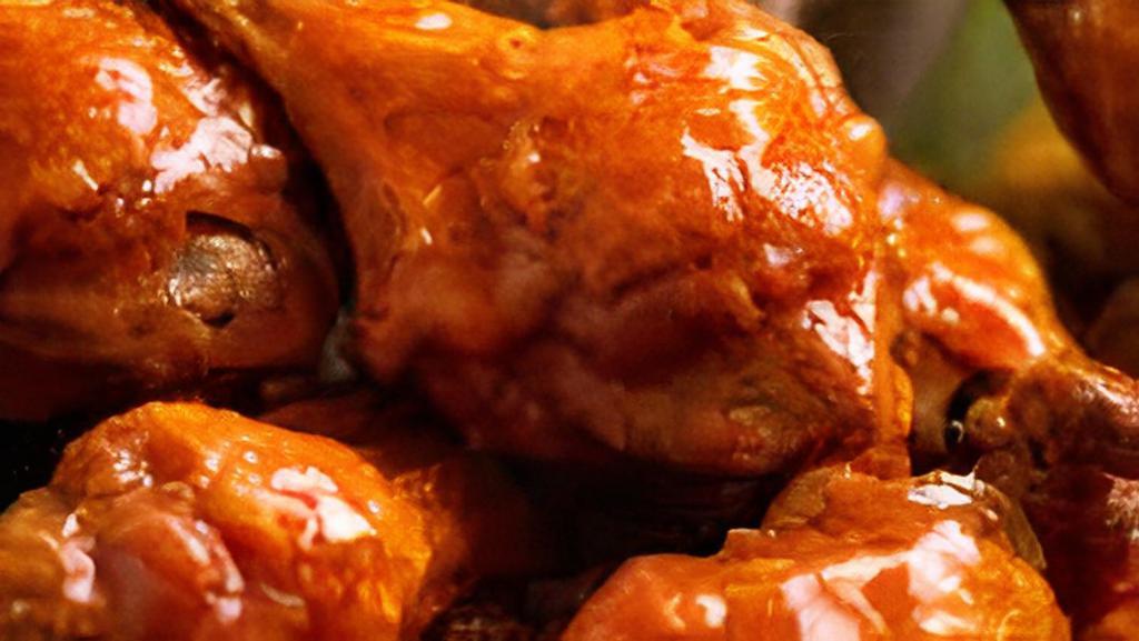 Signature Wings · Palisades chicken, buttermilk brined, marinated and baked in-house, mixed fresh with choice of sauce.