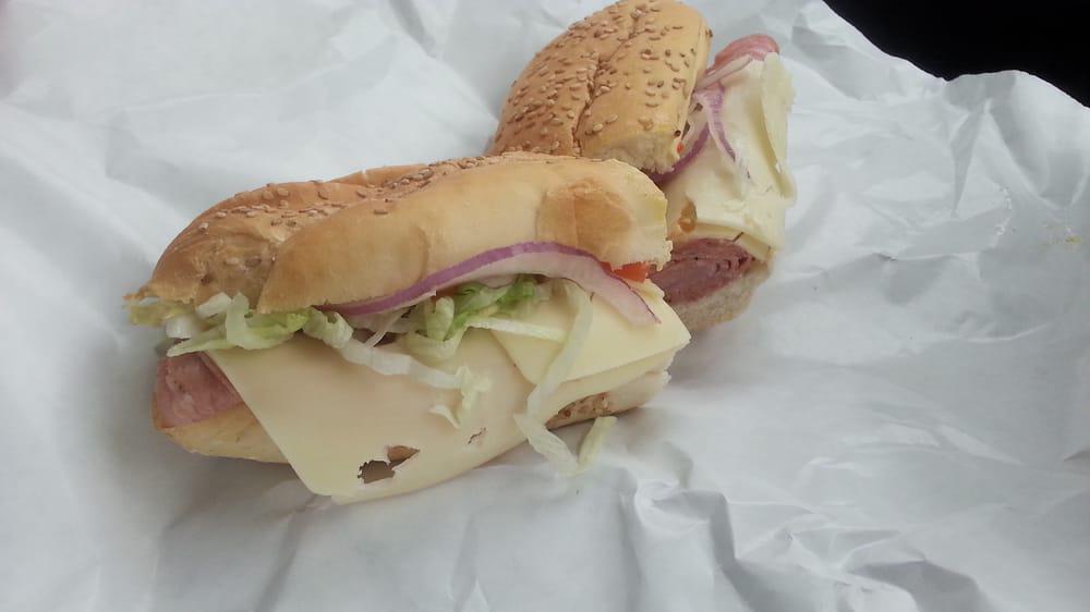 Italian · Our most popular sandwich! Ham, hard salami and cooked salami, with provolone cheese and Italian dressing.