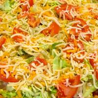 Large Taco · Refried Beans, Beef, Onion,. Lettuce, Fresh Tomato, Taco Sauce,. Cheese Blend