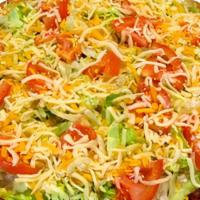 Crazy Taco · Refried Beans, Beef, Onion,. Lettuce, Fresh Tomato, Taco Sauce,. Cheese Blend
