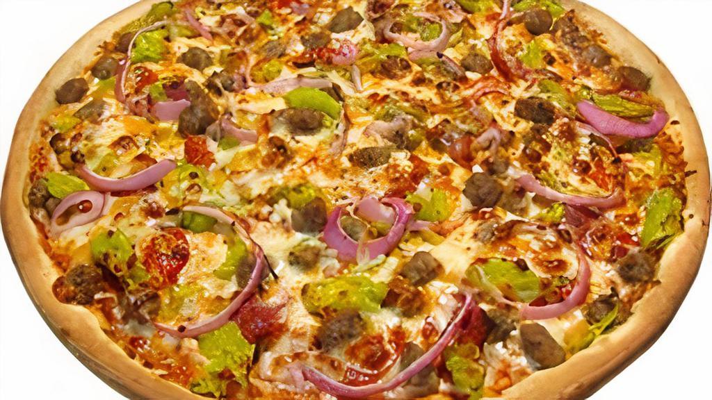 Large Classic Italian · Italian Sausage, Pepperoni, Salami,. Pepperoncini Pepper, Red Onion, Italian. Spices, Cheese Blend