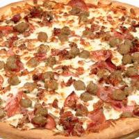 Crazy Meat Cravers · Beef, Pork Sausage, Pepperoni, Italian. Sausage, Canadian Style Bacon, Salami,. Real Bacon P...