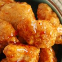 General Tso'S Chicken · Spicy. Light breaded crispy chicken, juicy inside, with house specialty sauce.