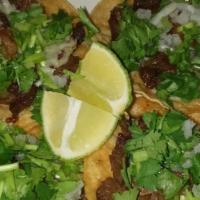 Taco Quesadilla · Asada, Pastor, Pollo, Chorizo, tripa.
Steak, marinated pork, Chicken, mexican sausage, beef ...