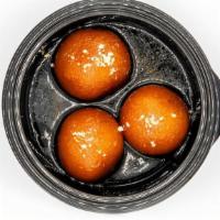 Shahi Jamun · Delicious Indian dessert made w/ milk solids(khoya), flour, sugar, saffron and dry fruits & ...