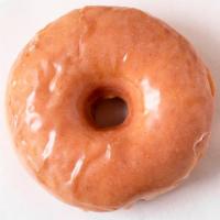 Vanilla Bean Glaze · Our traditional yeast donut dipped in our house made vanilla bean glaze.