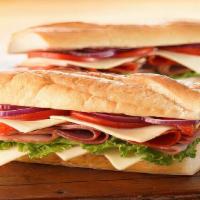 Italian Sub · Served on French Bread. Prosciutto Cotto, Mortadella & Genoa Salami with Provolone. Your Cho...