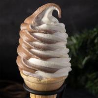 Twist Cone Ice Cream · vanilla chocolate cone