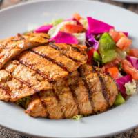 Grilled Chicken Entree · Grilled chicken marinated with our special seasoning, served with your choice of 2 sides.