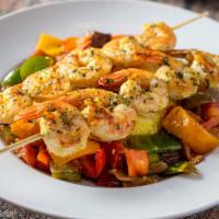 Grilled Shrimp Entree · Succulent grilled shrimp (10 pieces), lightly marinated with Zad's special seasoning and tar...