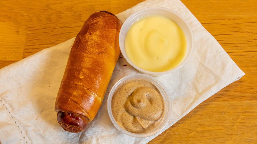 Italian Sausage · Mild Italian Sausage wrapped in pretzel