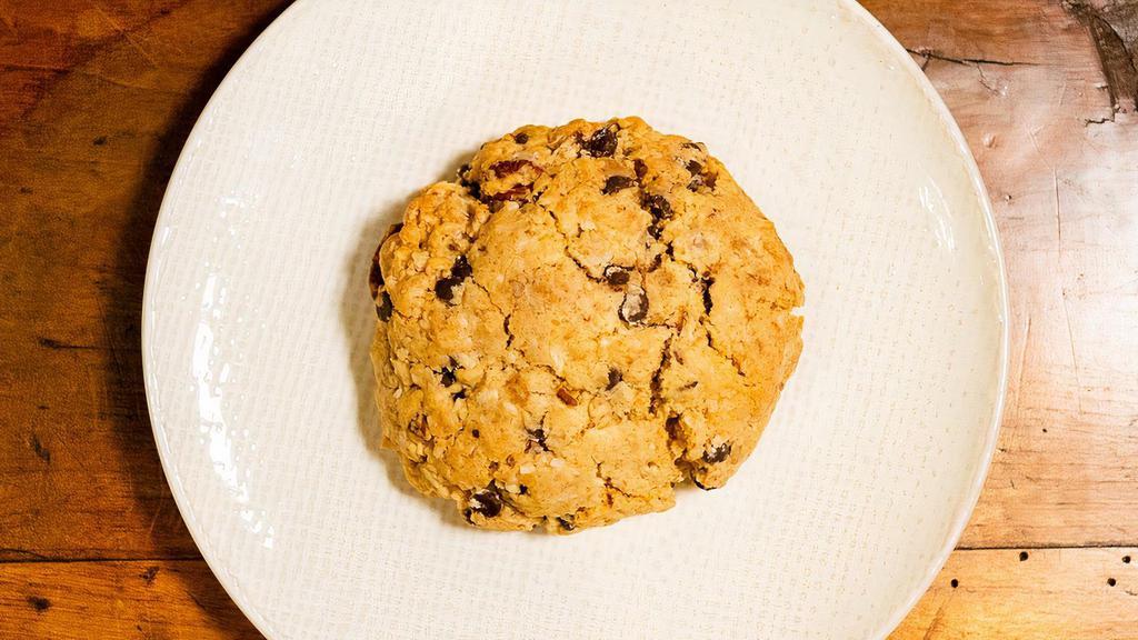Cowboy Cookies (Gluten Free) · Chocolate Chip Cookies with Pecans (Contains Nuts) Gluten Free