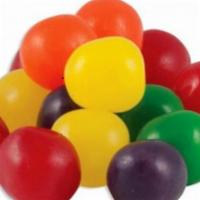 Fruit Sours · Soft and chewy fruity flavored sour balls include cherry, lemon, grape, tangerine and sour a...