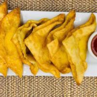Cream Cheese Wontons · Fried wontons stuffed with cream cheese. . Cannot be made GF or V.  . Sweet & Sour Sauce: GF...