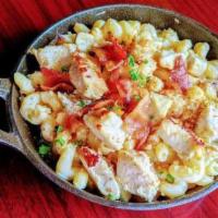 Chicken Bacon Mac · Grilled chicken and bacon.