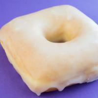 Glazed Raised · Yeast donut with  vanilla glaze.
