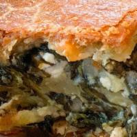 Spinach Pie · Made from scratch to die for.