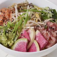 Wild Poke · Choice of Rice, Cucumber Noodles +1, or Cauliflower Rice +1. Wild Tuna | Salmon | Seaweed  |...