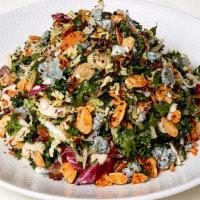 Chopped Salad · Organic Mixed Greens | Chicken | Spiced Almonds | Avocado | Lardons | Keto Croutons | Apple ...