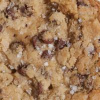 Chocolate Chip Cookie · Freshly baked with hand chopped belgian dark chocolate