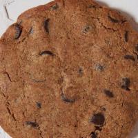 Paleo Chocolate Chip Cookie · Fresh baked gluten-free & paleo dark chocolate cookie