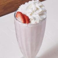 Strawberry Milkshake · Hartzler's Vanilla Ice Cream | Hartzler's Milk | Strawberry