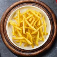 Famish Fries · Idaho potato fries cooked until golden brown and garnished with salt.