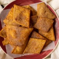 Sopapillas  · Cinnamon and sugar chips. (Flour Tortillas).